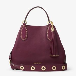 ❌ SOLD ❌ Michael Kors Large Brooklyn Satchel Wine